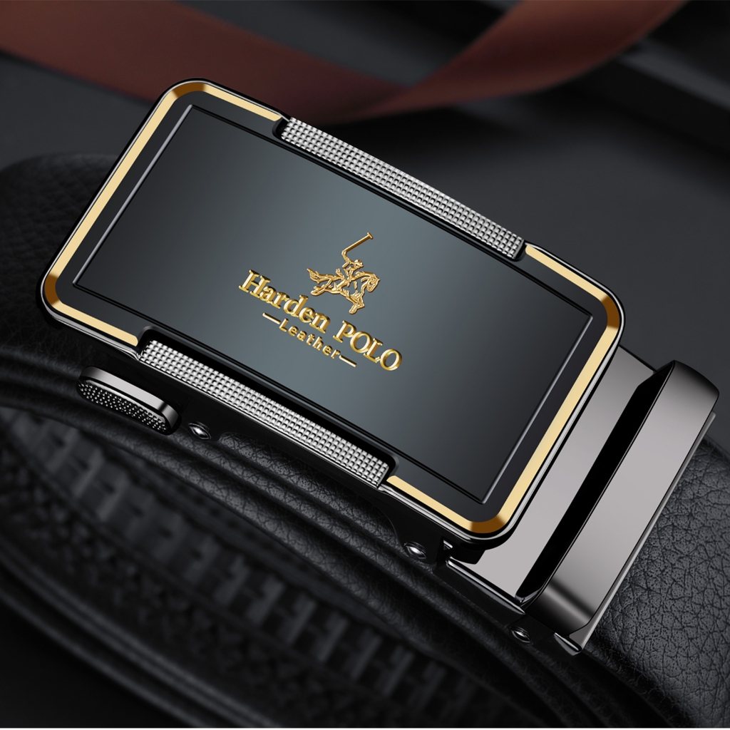 Thắt lưng nam cao cấp HardenPolo ,dây nịt nam da bò đẹp EL16