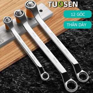 Cờ lê với 2 đầu tròng TUOSEN , Cờ lê bánh cóc, đủ size từ 6mm tới 41mm - Một sản phẩm của TUOSEN