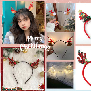 Cài tóc noel, nón noel, phụ kiện chụp ảnh noel, bờm tóc giáng sinh, băng đô giáng sinh, đồ noel, mùa đông tai gấu