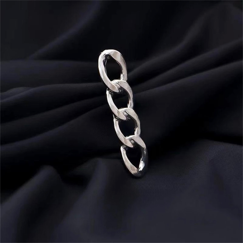 Ghim Cài Quần Áo Kiểu Chuỗi Xích Bằng Kim Loại Không Gỉ/ Phụ Kiện Thời Trang Nam Nữ Thông Minh Hàn Quốc Mẫu Mới 2024