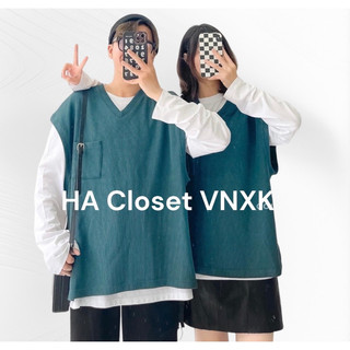 Hàng xuất xịn_áo len gile unisex xuất nhật