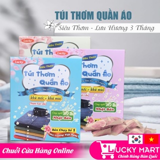 HỘP 24 TÚI THƠM ĐỂ TỦ QUẦN ÁO LUCKY - LƯU HƯƠNG 365 NGÀY