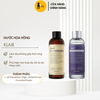 Nước hoa hồng Dear Klairs Supple Preparation Unscented Toner 180ml