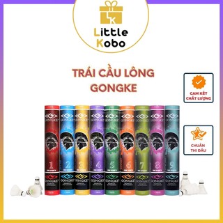 Ống cầu lông gongke chính hãng 12 trái cầu lông gong ke chất lượng cao phụ kiện thể thao