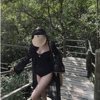 Bikini liền thân trễ vai sang chảnh ( Ảnh Thật )