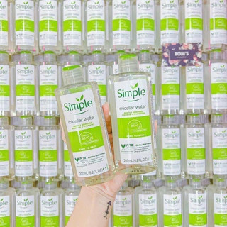 Nước Tẩy Trang Simple 200ml ( Mẫu Mới )