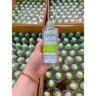 Nước Tẩy Trang Simple 200ml ( Mẫu Mới )