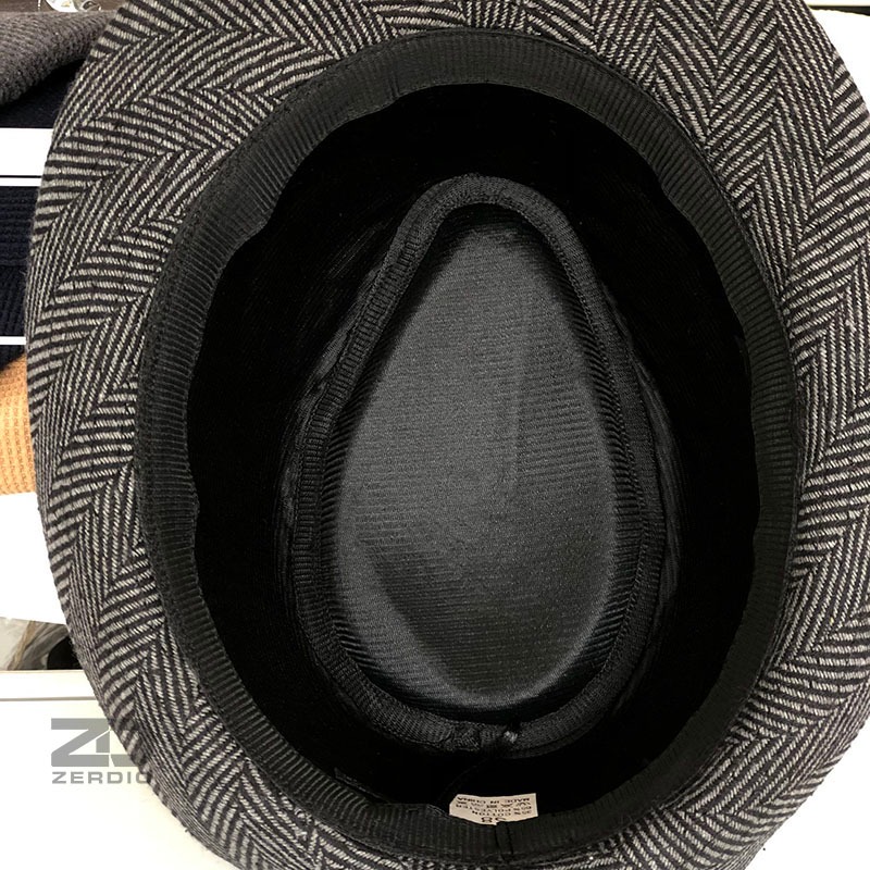 Mũ Phớt Nam Trung Niên Vành Nhỏ, Nón Fedora Nỉ MP057