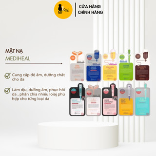Mặt nạ dưỡng da Mediheal Teatree, Vita Lightbeam, Placenta Revital và Collagen EX Essential Mask 24ml - Hoa Ban Cosmetic
