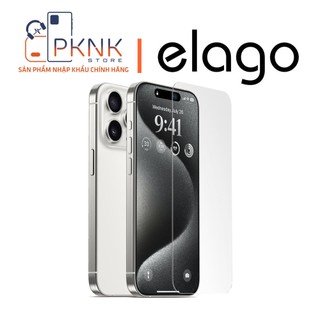 Kính Cường Lực Elago (Trong) Tempered Glass+ Screen Protector cho iPhone 15 15 Plus 15 Pro 15 Promax