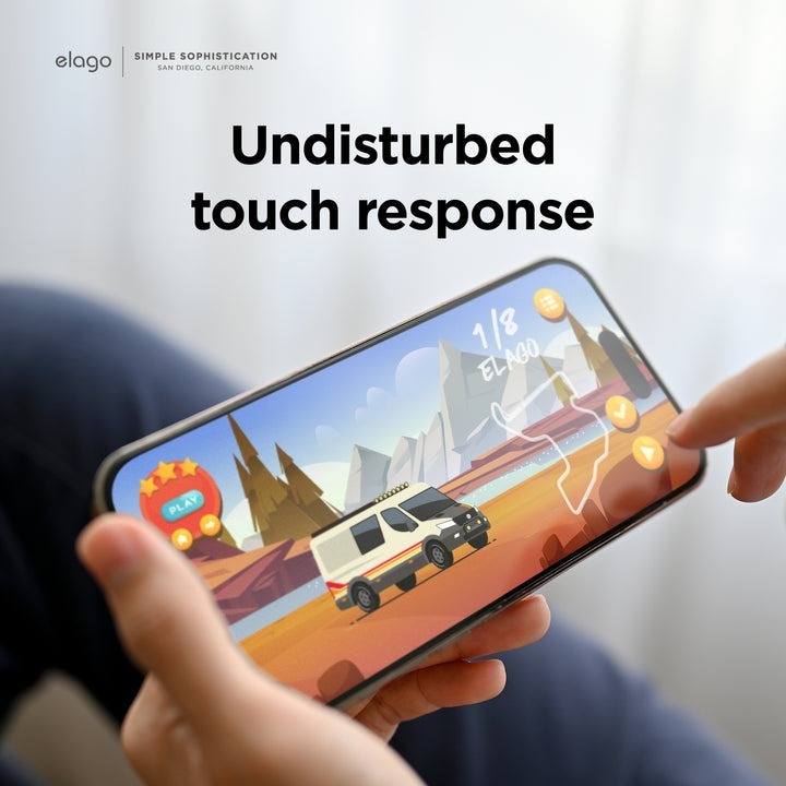 Kính Cường Lực Elago  Tempered Glass+ Screen Protector cho iPhone 15 15 Plus 15 Pro 15 Promax