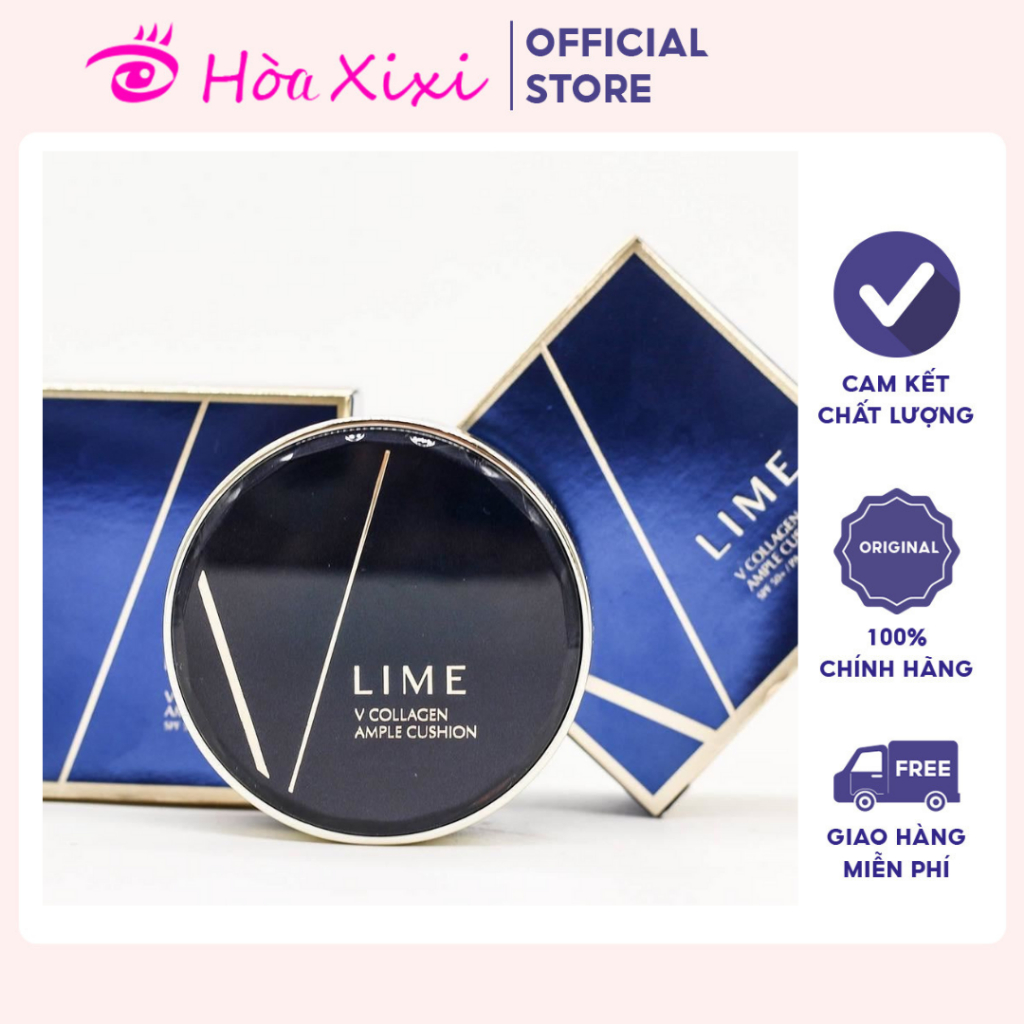 Phấn nước Lime xanh (V Collagen Ample Cushion)