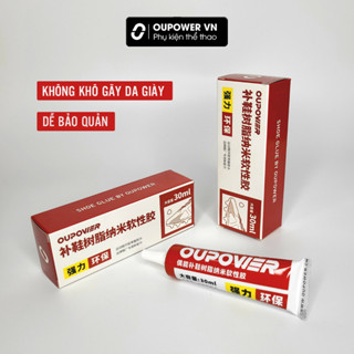 Keo dán giày OUPOWER, dán giày da tự nhiên, da tổng hợp - không gây khô gãy da giày