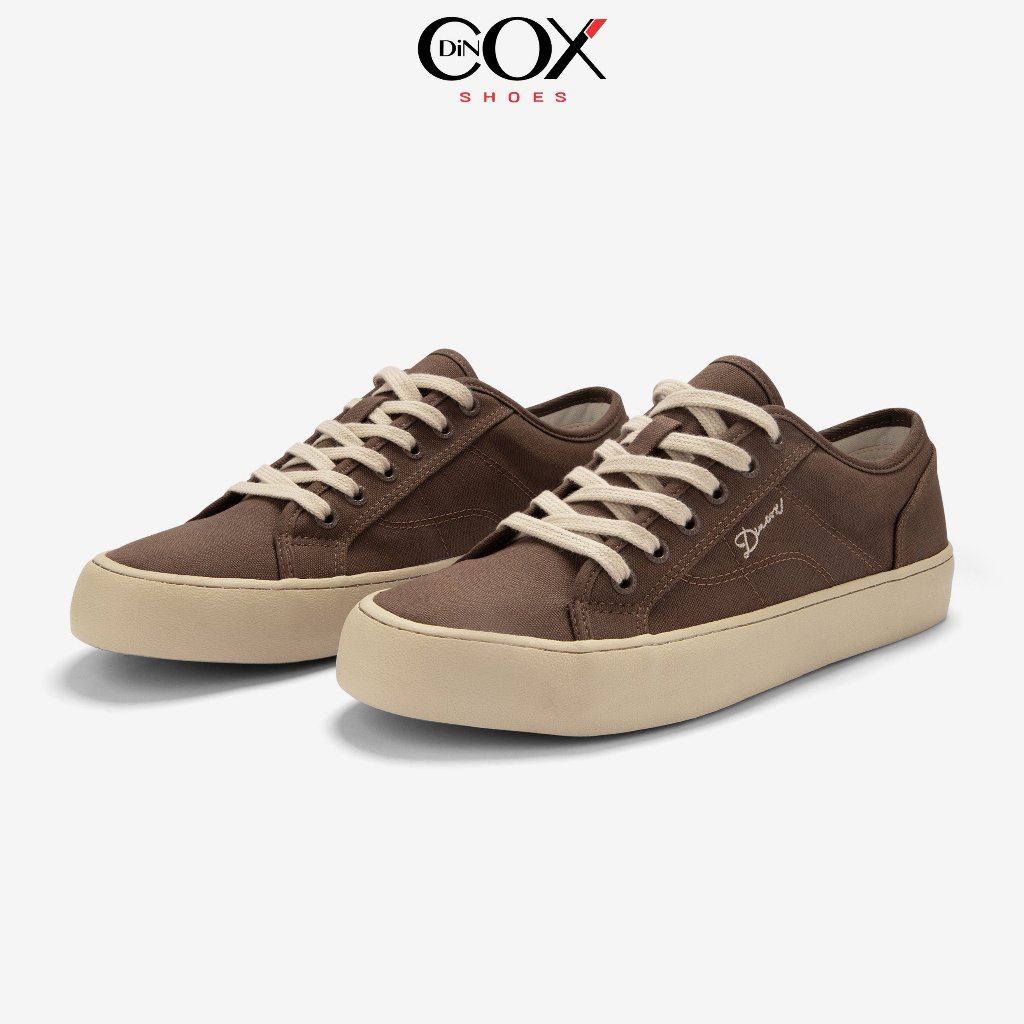 Giày Sneaker Nam/Nữ Canvas DINCOX Since 1996 E18 Chocolate