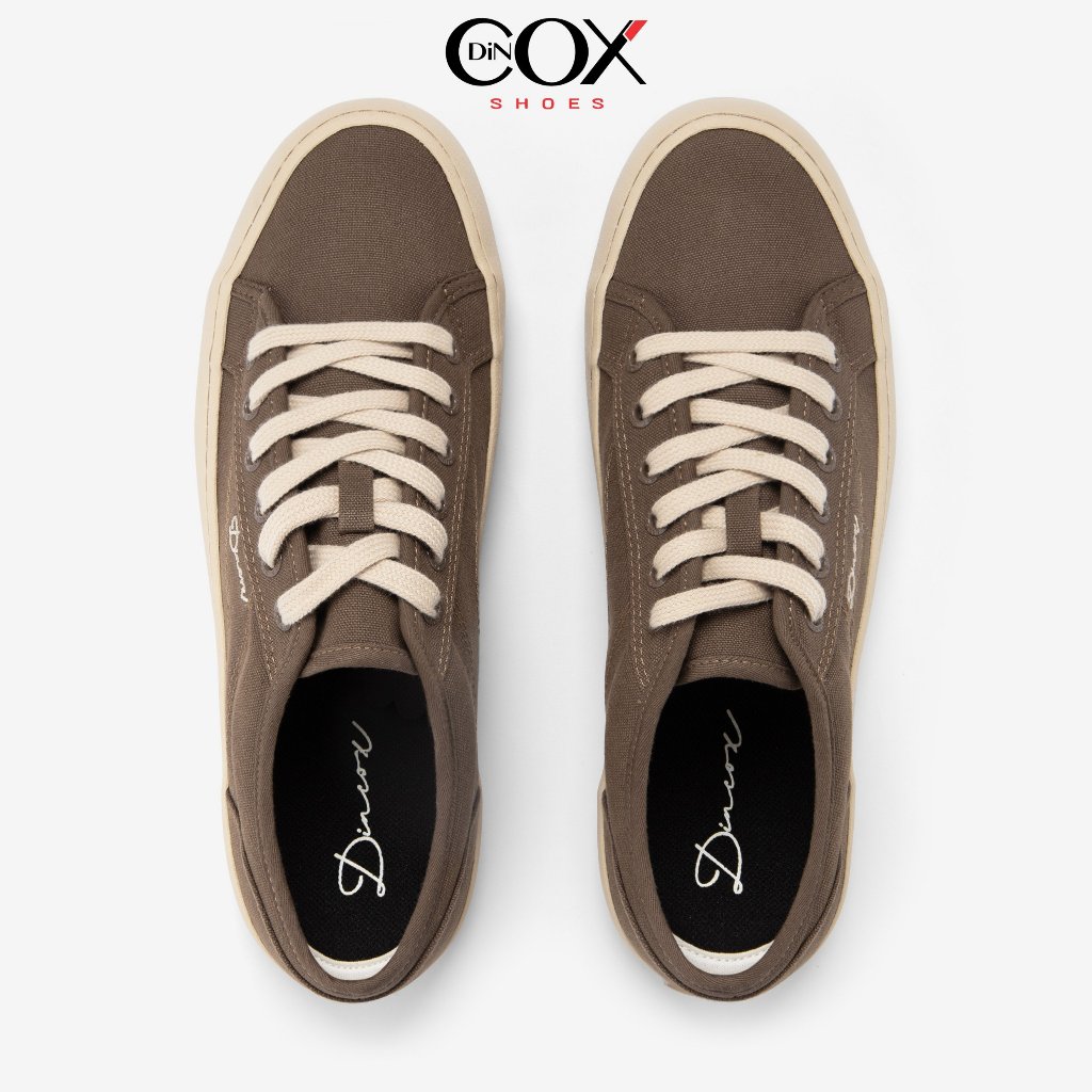 Giày Sneaker Nam/Nữ Canvas DINCOX Since 1996 E18 Chocolate