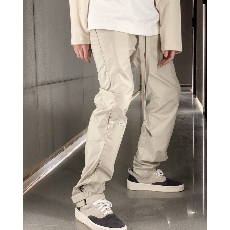 Quần FOG sixth collection xám be bản vải cao cấp full tag túi, quần snap pants fear of god