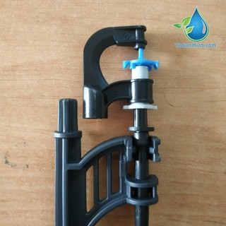 10 Bộ béc tưới phun mưa có miếng chăn AG08 kèm nối, cây cắm béc tưới cây ăn trái.
