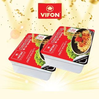 Mì trộn sốt Spaghetti Vifon khay 90g-1 hộp mì xào sốt Spaghetti ăn liền Vifon
