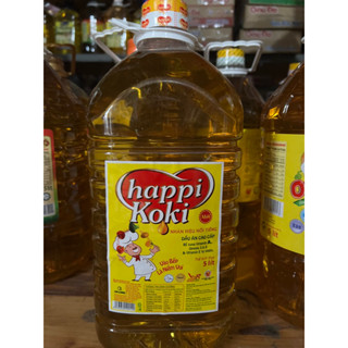 Dầu ăn Happy Koki 5 lít