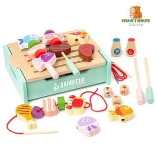 Bộ đồ chơi bếp nướng bbq 3 in 1 cho bé chơi đồ hàng