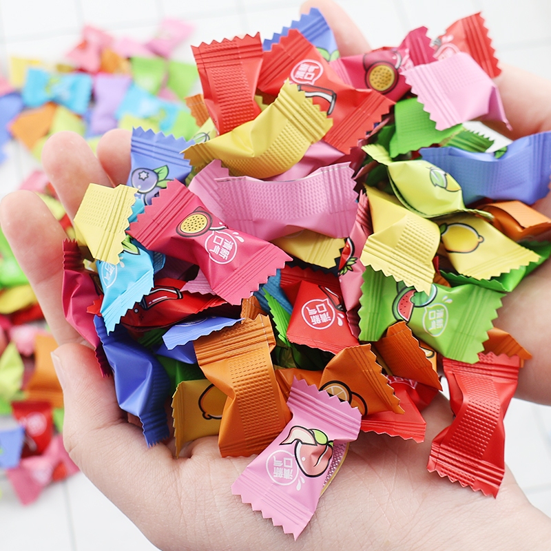 Kẹo Ngậm Trái Cây Mix 12 Vị Thơm miệng mát lạnh, bổ sung Vitamin C gói 100, 200g, 300g