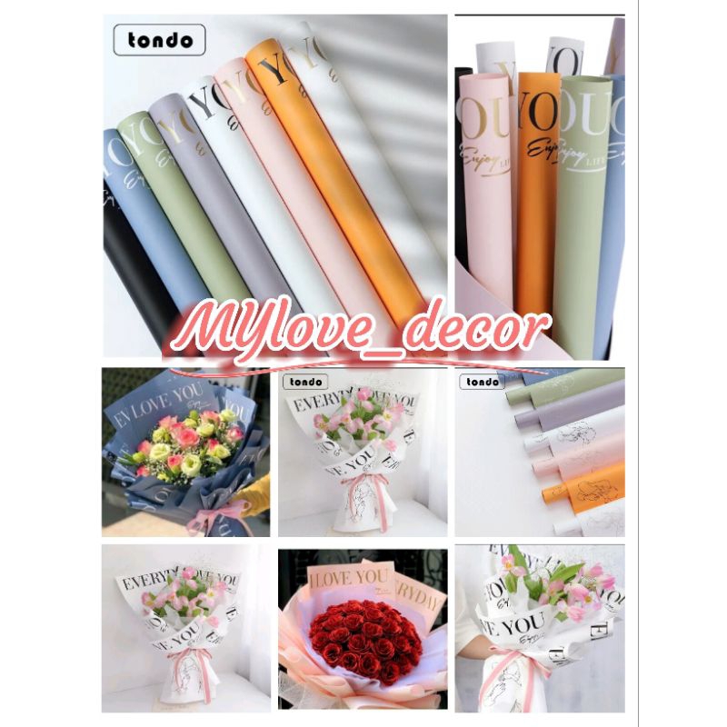 Giấy bó hoa ,Giấy bó hoa tình nhân EVERYDAY I LOVE YOU , giấy chữ I LOVE YOU sang xịn hàng loai đẹp.