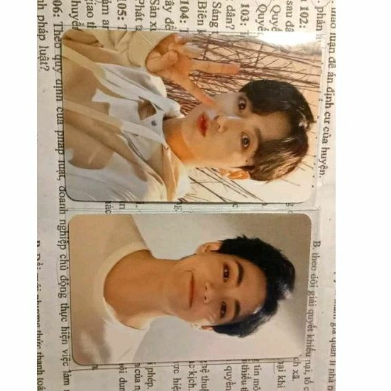 Card dicon TaeKook at ,card official chính hãng jungkook, Taehuyng nhóm nhạc bts