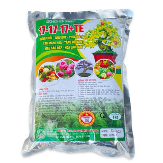 Phân NPK 17 17 17 +TE Bình Điền,Gói 1kg