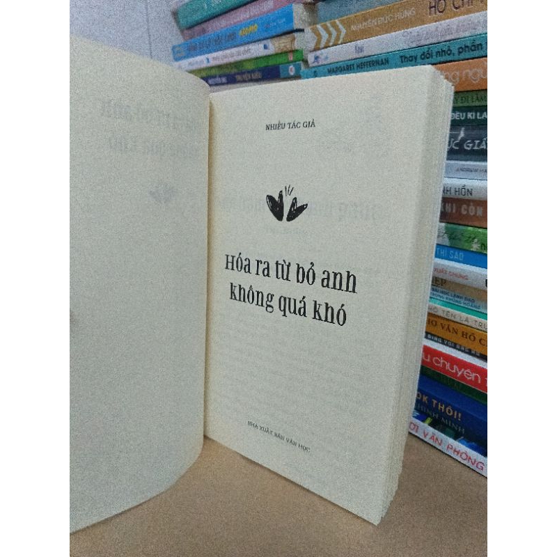 Sách Hóa ra từ bỏ anh không quá khó chính hãng
