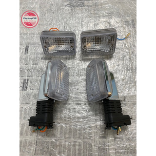 Xi nhan trước sau xe cub 82-84-DD màu trắng