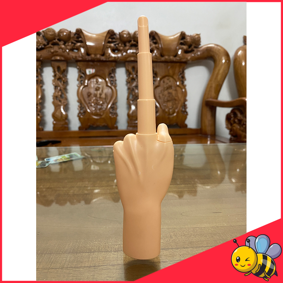 Ngón Tay Thân Thiện - Đồ Chơi Ngón Tay Thò Ra Thụt Vào 3D Bàn Tay Giơ Ngón Giữa Vô Chi
