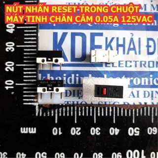10 cái Công tắc hành trình mini chuột vi tính micro switch 1A 125Vac các loại kde3800
