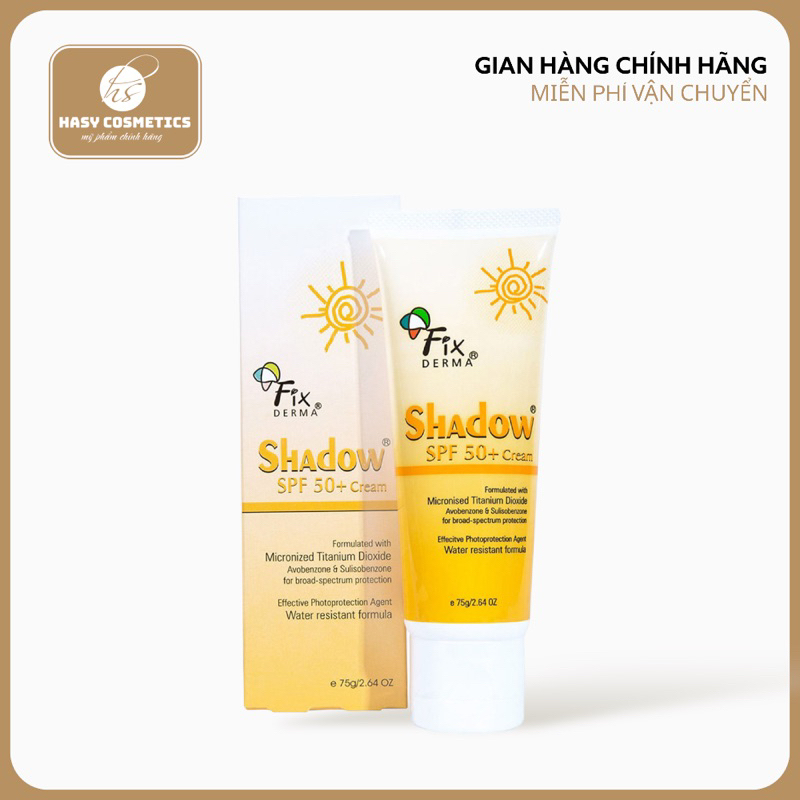 Fixderma Shadow Spf 50+ Cream 75G - Kcn Và Giữ Ẩm