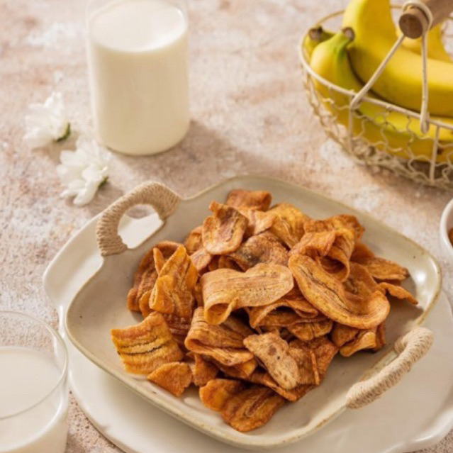 Chuối sấy mộc không đường healthy 500g/gói