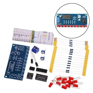 Bộ lắp ráp mạch đèn thác nước ne555 + cd4017 led đuổi