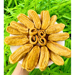 Chuối mật móc sấy dẻo nguyên trái chuối sấy dẻo 100% chuối tươi tự nhiên dẻo ngọt healthy - túi 250g/500g