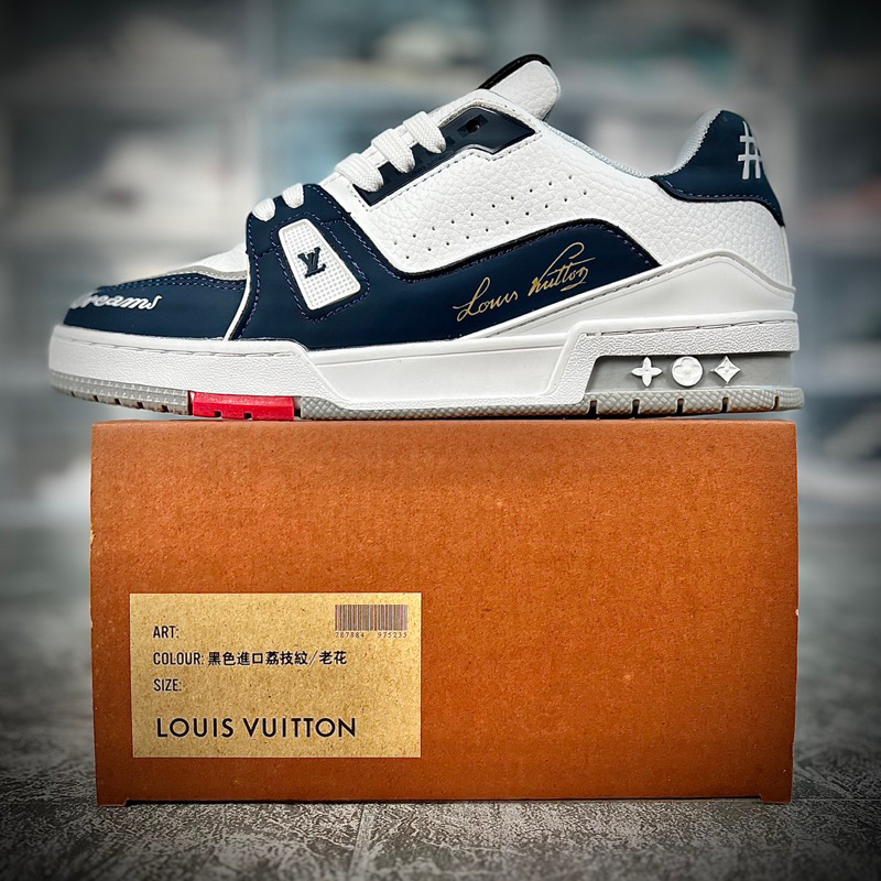 Giày LV Trainer 54 New York Navy