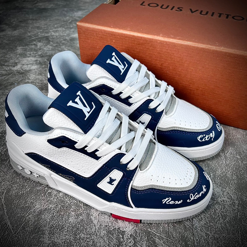 Giày LV Trainer 54 New York Navy