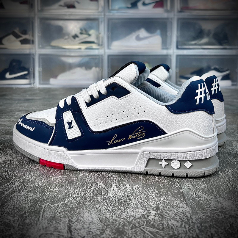 Giày LV Trainer 54 New York Navy
