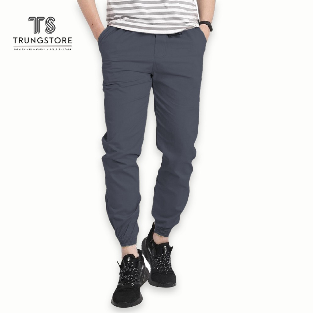 Quần Jogger Kaki Nam Basic Trẻ Trung, Kaki Dày Dặn, Co Giãn, Cao Cấp