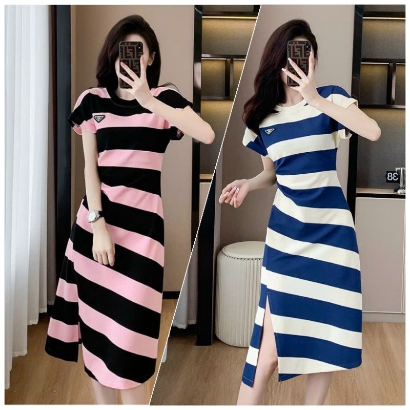 Đầm body thun họa tiết siêu đẹp