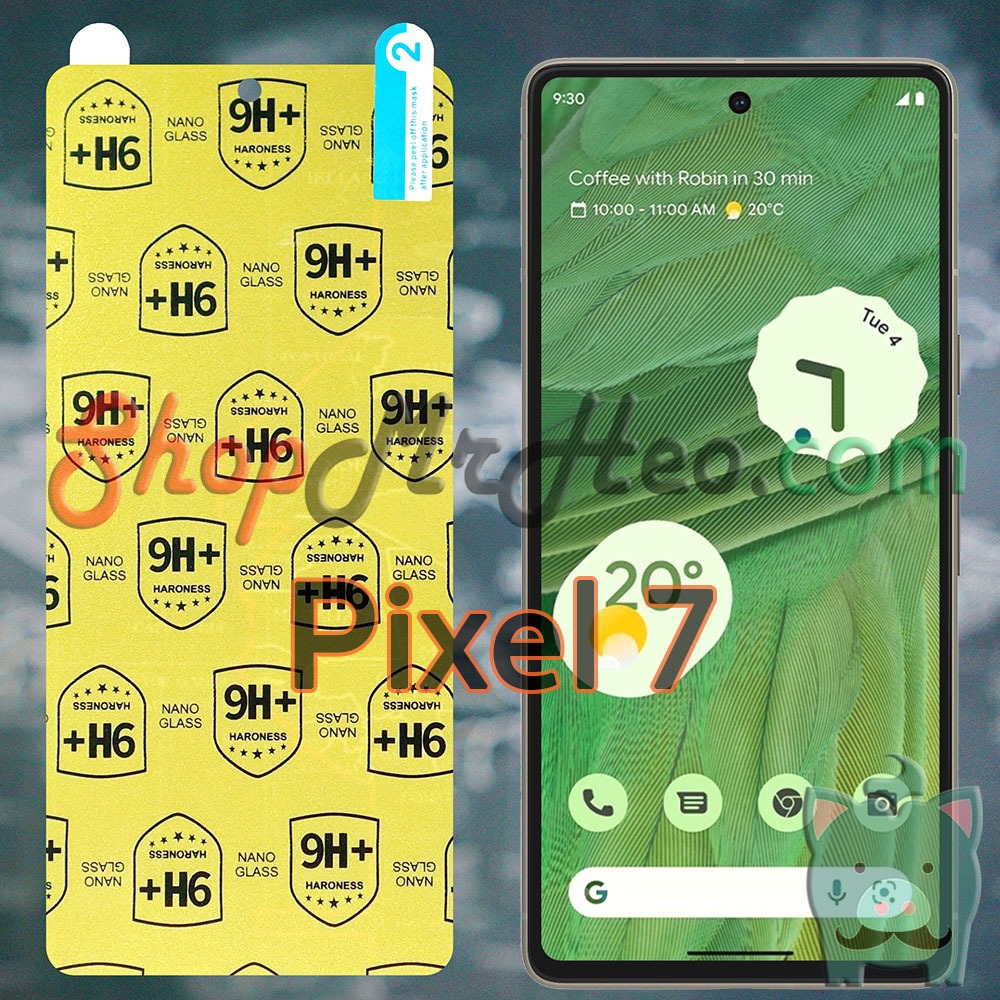 Dán Cường Lực Nano Dẻo Google Pixel 7 - Pixel 7a - Pixel 6a (Trong Và Nhám)