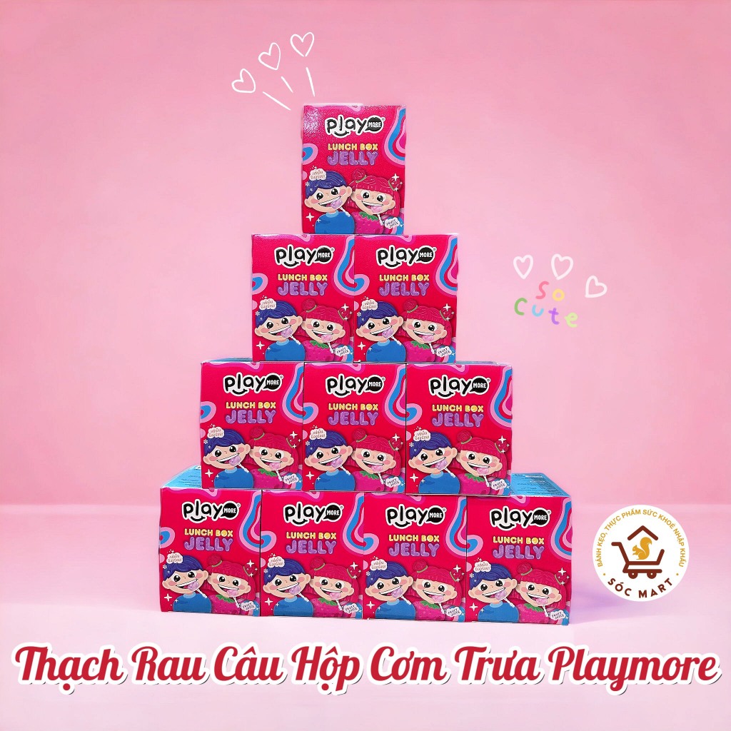 DATE 20/02/2024⚡ LỐC 8 HỘP NHỎ MIX 2 VỊ  ⚡ Thạch Rau Câu Hộp Cơm Trưa Playmore Thái Lan ⚡ DỄ THƯƠNG ⚡ SIÊU HOT ⚡
