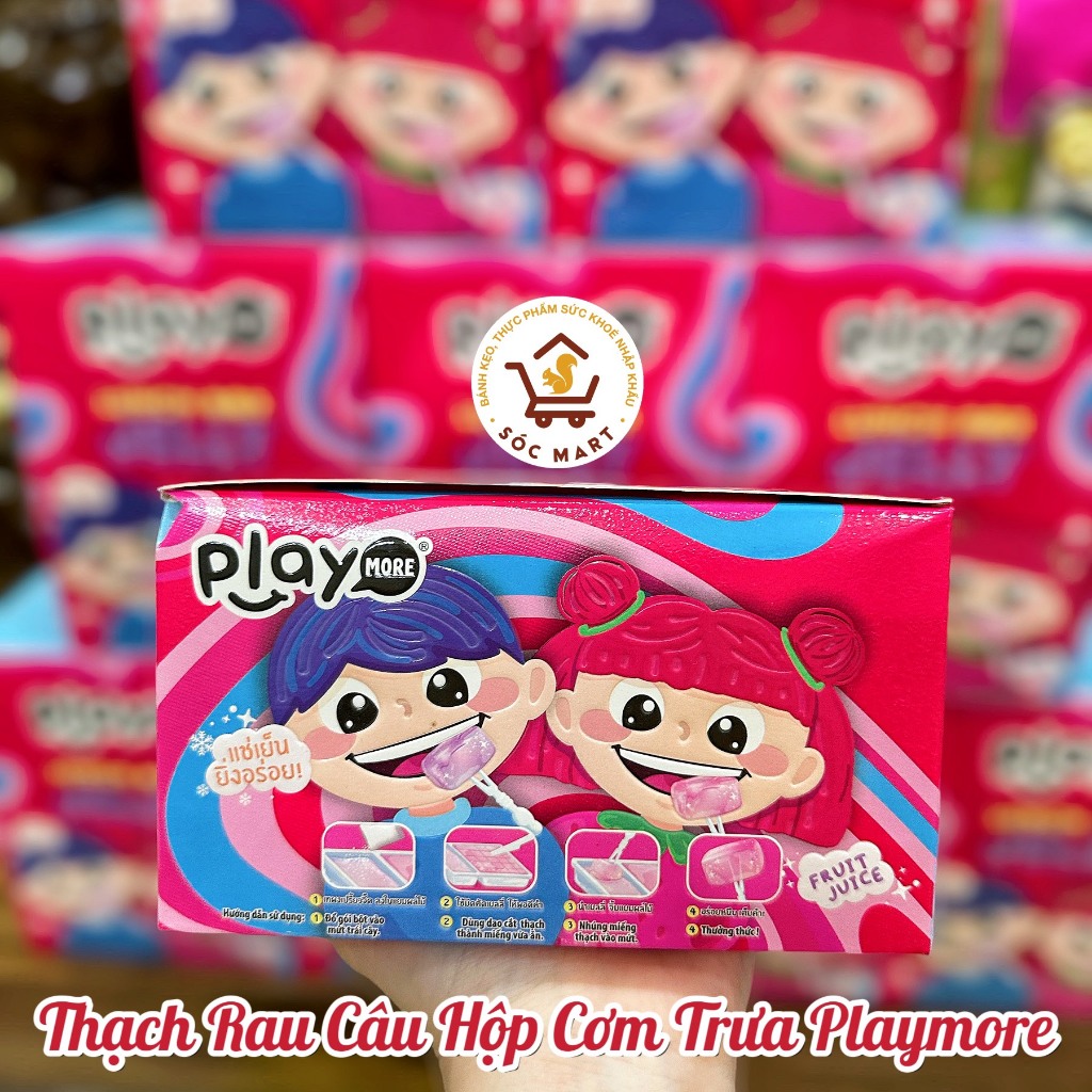 DATE 20/02/2024⚡ LỐC 8 HỘP NHỎ MIX 2 VỊ  ⚡ Thạch Rau Câu Hộp Cơm Trưa Playmore Thái Lan ⚡ DỄ THƯƠNG ⚡ SIÊU HOT ⚡