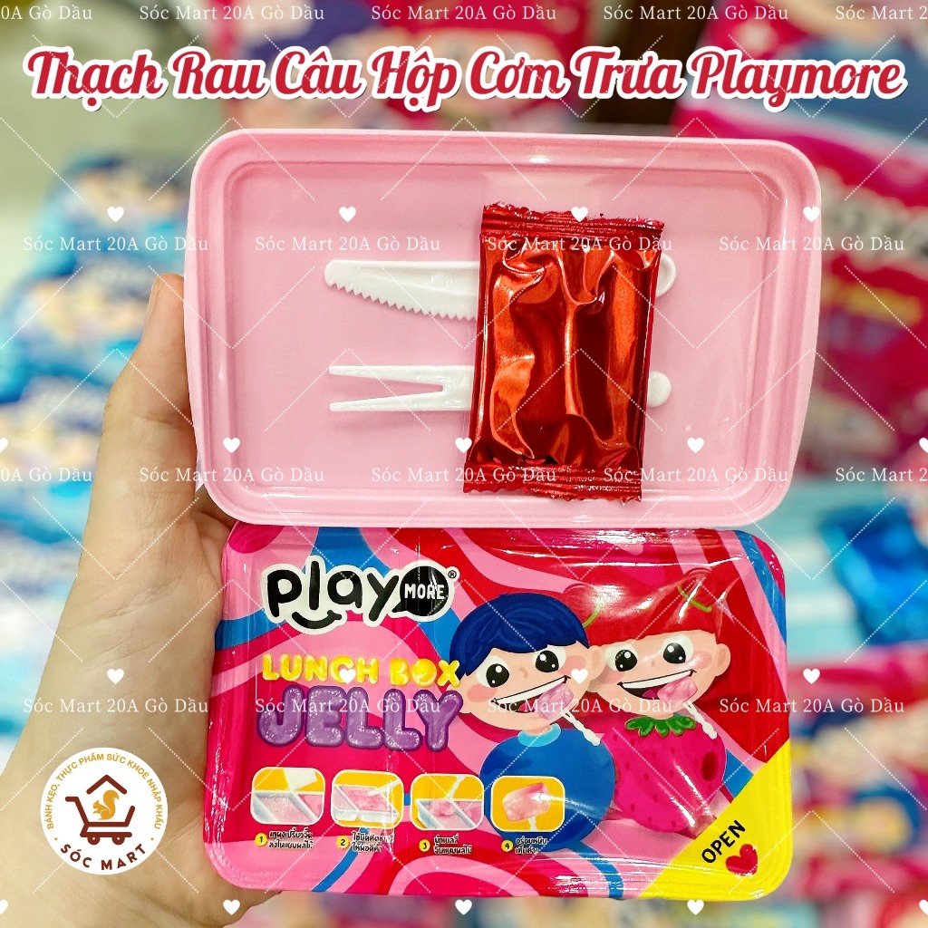 DATE 20/02/2024⚡ LỐC 8 HỘP NHỎ MIX 2 VỊ  ⚡ Thạch Rau Câu Hộp Cơm Trưa Playmore Thái Lan ⚡ DỄ THƯƠNG ⚡ SIÊU HOT ⚡