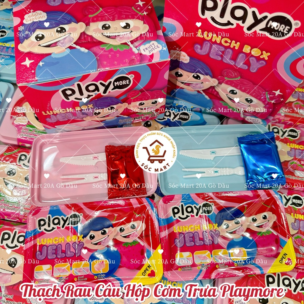 DATE 20/02/2024⚡ LỐC 8 HỘP NHỎ MIX 2 VỊ  ⚡ Thạch Rau Câu Hộp Cơm Trưa Playmore Thái Lan ⚡ DỄ THƯƠNG ⚡ SIÊU HOT ⚡
