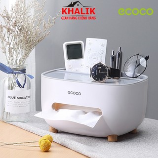 Hộp đựng khăn giấy để bàn Ecoco E2009 đa năng cao cấp
