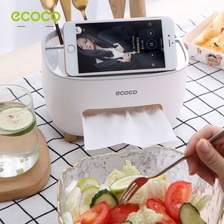 Hộp đựng khăn giấy để bàn Ecoco E2009 đa năng cao cấp (đủ màu lựa chọn)