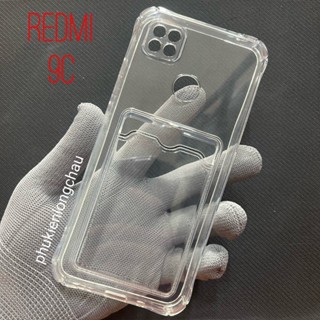 ỐP LƯNG REDMI 9C / 10A / POCO C31  Dẻo Trong Suốt Có 4 Gốc Chống Sốc, Chống Va Đập, Có Khe Ví Đựng Thẻ Card.