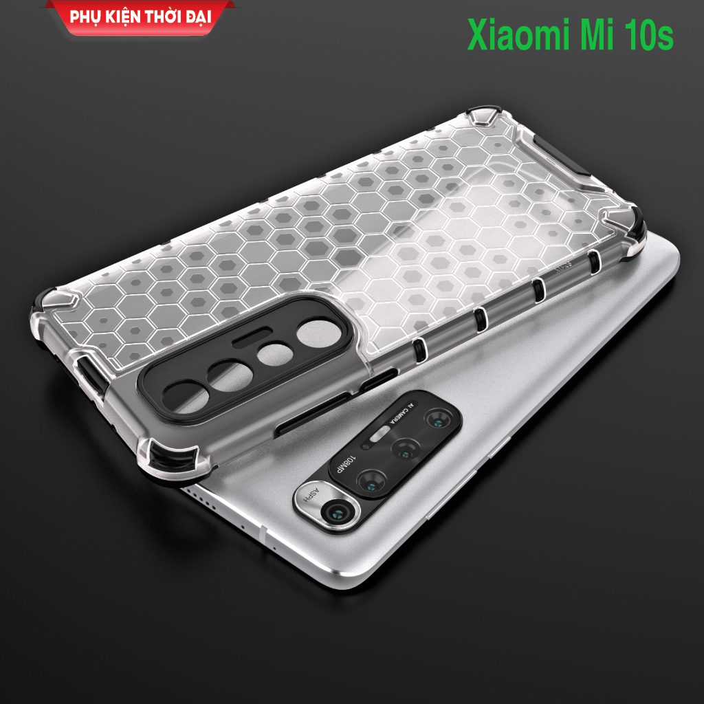 Ốp lưng Xiaom Mi 10s / Mi 10 10 Ultra Xiaomi 12 Pro 12s Pro / 13 Pro / Xiaomi 14 / 14 Pro vân tổ Ong lục lăng chống sốc